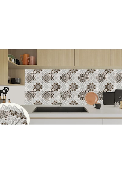 Tink KENDİNDEN YAPIŞKANLI SALON DESENLİ PVC KARO 30X30 CM