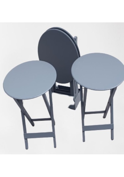1448bng90133çanta Zigon Sehpa Oval Model Dörtlü Ahşap Mdf Gri Renk Uyumu Kutu Sevk El Yapımı