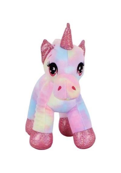 Sevimli Unikorn 18 Cm Peluş Oyuncak Pony Çok Renkli