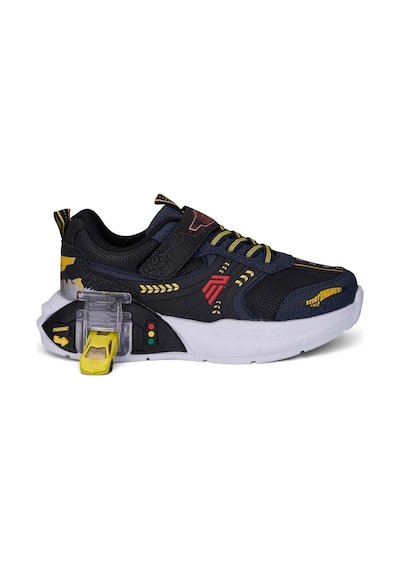 Nstil Günlük Erkek Çocuk Spor Ayakkabı Cırtlı Lastik Bağcık Garaj Detaylı Taban Rahat Sneaker 58272 Lacivert