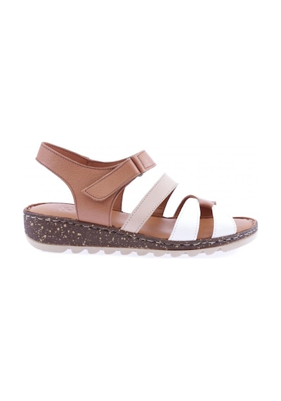Dgn 320-23y Kadin Sirali Bantli Cirtli Sandalet 320-2132-R4273 Taba