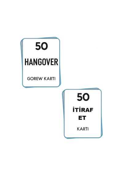 İtiraf Et Hangover Kart Oyunu Cezalı