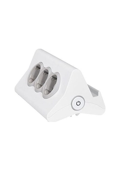 Legrand 694810 3'lü Anahtarlı USB Telefon Tablet Standlı Priz 1.5 Metre Beyaz