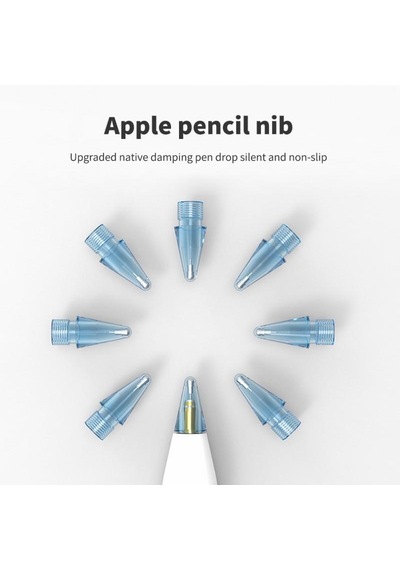 Fonken Pencil Gen 1/2 iPad Uyumlu Stylus Kalem Ucu Beyaz