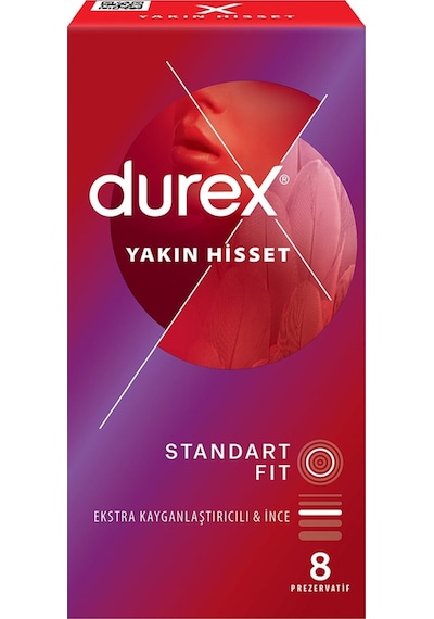 Durex Yakın Hisset Prezervatif 8'li 3 Adet