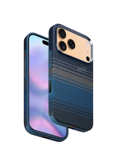 Apple Uyumlu iPhone 17 Pro Max Hbc-377 Kevlar Slim Magsafe Kapak - Ay Doğumu