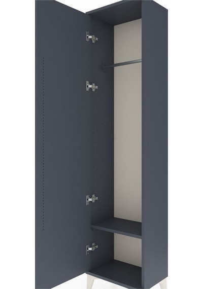Arges Dolap Tek Raflı Tek Kapaklı Tek Askılı 44x30x182 Antras... Antrasit Arges Dolap Tek Raflı Tek Kapaklı Tek Askılı 44x30x182 Antras... Antrasit