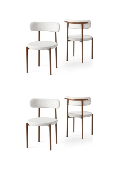 Alfa Metal Mutfak Sandalyesi 4 Lü Set 001