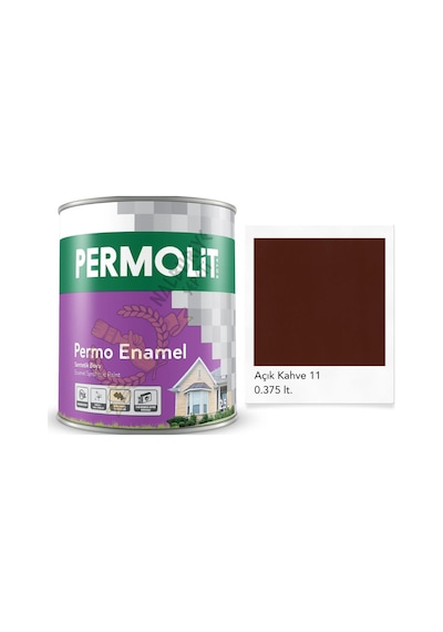Permolit Enamel Sentetik Yağlı Boya Açık Kahve 0.375 Lt. 350 ML