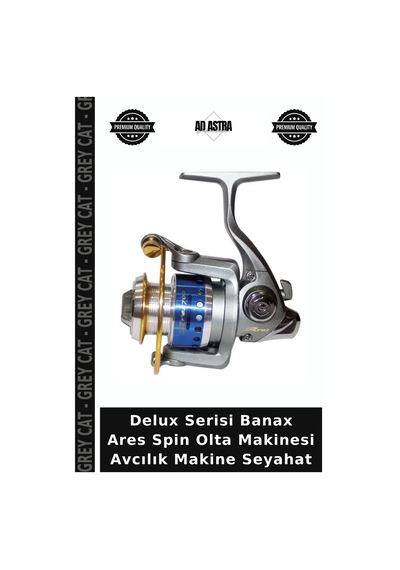 Delux Serisi Banax Ares Spin Olta Makinesi Avcılık Makine Seyahat 700
