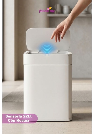 22 Litre Sensörlü Çöp Kovası