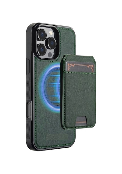 Teleplus Apple Uyumlu iPhone 13 Pro Max Kılıf Capella L3 Serisi Mıknatıslı Kartlıklı 2-1 Kapak