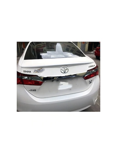 Toyota Corolla Uyumlu Bagaj Üstü Spoiler Boyalı Boyasız 2013 - 2018 Boyalı 040 Kar Beyazi