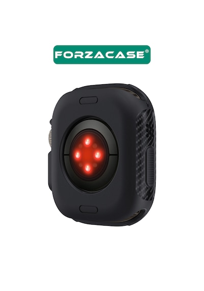 Forzacase Apple Uyumlu Watch  Ultra / Ultra 2 49mm İle   Önü Açık Armor Silikon Tpu Kasa Koruyucu Kılıf - Fc1176