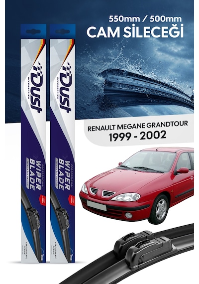 Renault Megane Grandtour Silecek Takımı 1999-2002 Uyumlu 550mm/500mm
