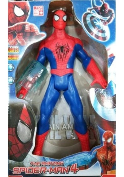 TukaShopping51 Avengers Spiderman Sesli Işıklı Örümcek Adam Figür