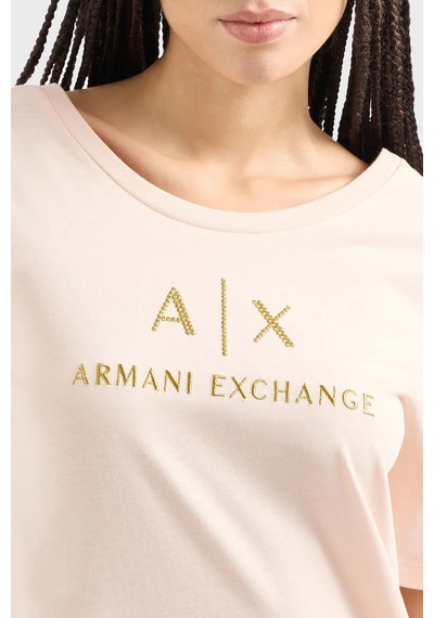 Armani Exchange Bayan Elbise 3dyaaf Yjg3z 14bd Pudra