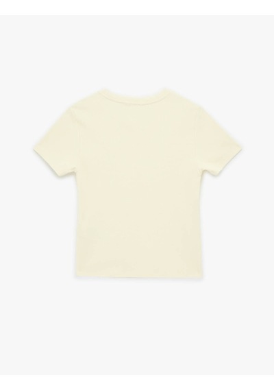 Koton Slim Fit Sarı Kadın T-shirt 6sak50074ek Sarı Koton Slim Fit Sarı Kadın T-shirt 6sak50074ek Sarı