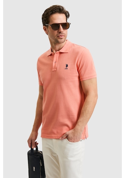 U.S. Polo Assn. U.s. Polo Assn. Erkek Mercan Tişört Basic 50322304-vr204 Coral