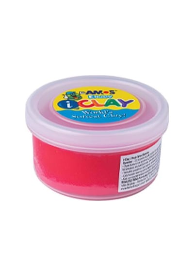 Amos İ Clay Zıplayan Oyun Hamuru Proje Oyun Hamuru 6 Renk 6x30gr Çok  Renkli