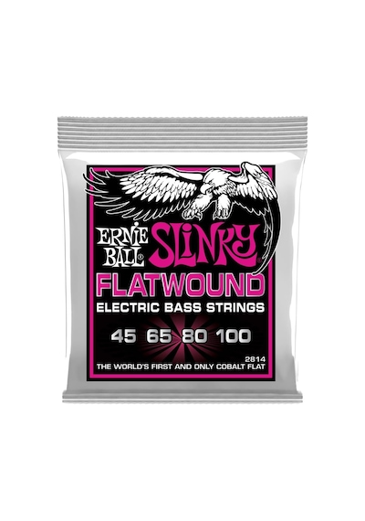 Normal Slinky 5-string Flatwound Elektro Gitar Telleri, Ölçü 45-130