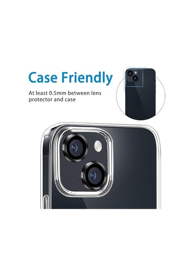 Ayrex 15 Pro Ve 15 Pro Max Uyumlu Kamera Lens Koruyucu Temperli Cam Kamera Koruyucu 9h Sertlik Hd Şeffaf Kamera Lens Ka