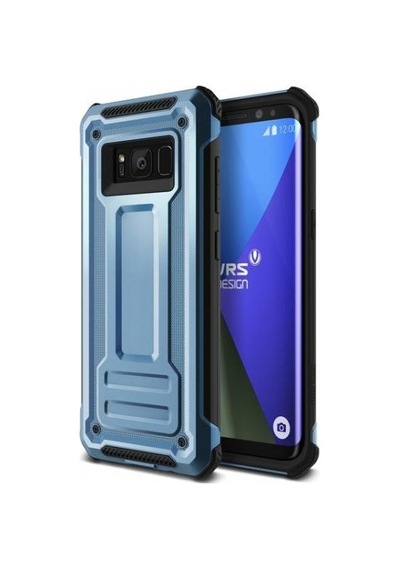 Vrs Galaxy S8 Plus İle Uyumlu Terra Guard Kılıf Blue Coral Mavi
