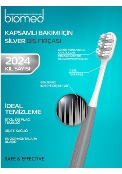 Biomed Silver Diş Fırçası Orta