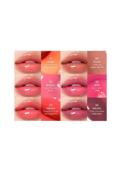 Yoğun Nemlendirici, Parlak Bitişli Balm Heart Jam Glow Lip 9cherry Filling Lucky Lottery