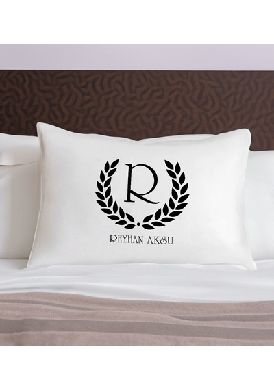 Bk Gift Kişiye Özel İsimli Pamuklu Yastık Kılıfı-2 50x70cm , Sevgiliye , Ev si, Tasarım Ev Tekstili