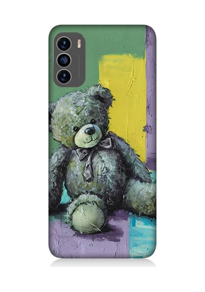 Reeder S19 Max Pro S Uyumlu Soyut Renkli Oyuncak Ayı Desenli Silikon Kılıf Çok Renkli