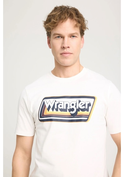 Wrangler Bisiklet Yaka T-Shirt Beyaz Erkek Kısa Kol T-Shirt 000000000101982795 Beyaz Wrangler Bisiklet Yaka T-Shirt Beyaz Erkek Kısa Kol T-Shirt 000000000101982795 Beyaz