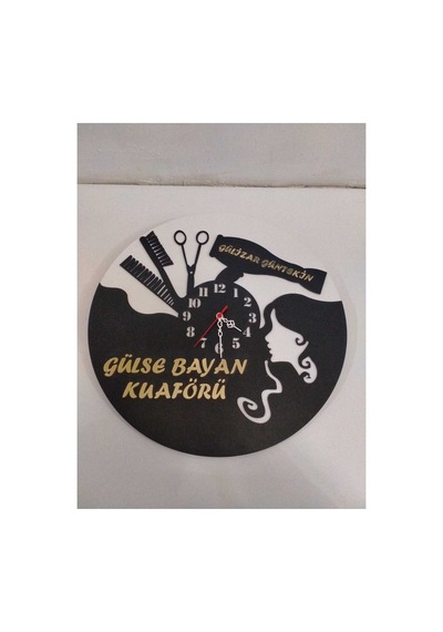 Mrchediyesepeti Duvar Saatleri Kişiye Özel Tasarım Şık Ve Kaliteli No857 Çok Renkli