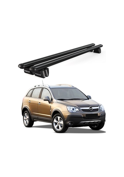 Pençe Opel Antara 2007-2015 Uyumlu Siyah Ara Atkı Port Bagaj Tavan Barı