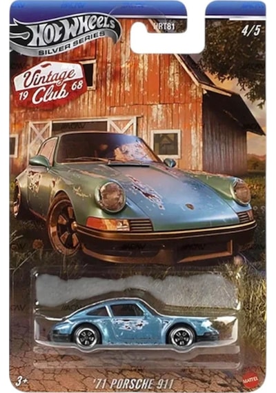 Hot Wheels Silver Series Vintage Club 1968 5'li Set Hrt81 Çok Renkli