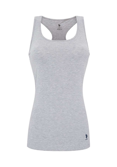 U.S. Polo Assn. Kadın Gri Melanj Sporcu Atlet 66001