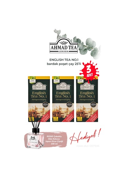 Bardak Poşet Çay 25'li English Tea No.1/3 Paket Ve Oda Kokusu
