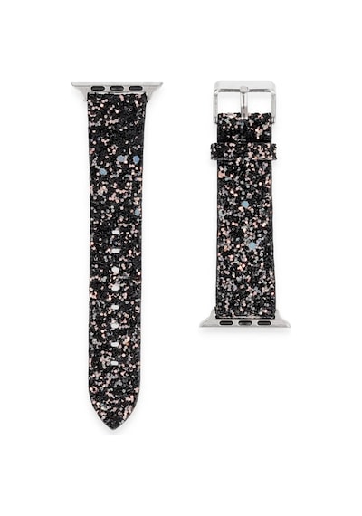 Newface Apple Watch 38mm Starry Taşlı Kordon - Siyah Diğer