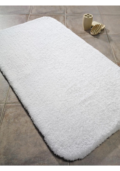 Organıc Soft 60x100 Beyaz Banyo Paspası Beyaz