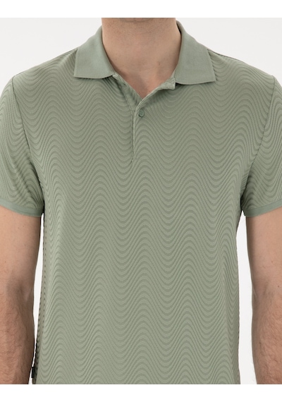 Pierre Cardin Erkek Çağla Tişört 50310233-vr016 Çağla