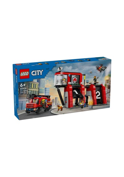 Lego City 60414 Fire Station With Fire Truck