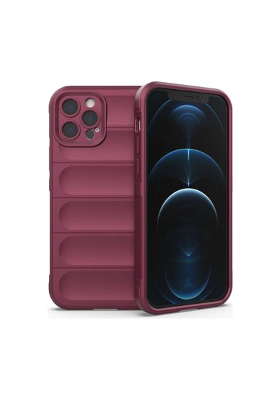 Apple iPhone Uyumlu  12 Pro Kılıf Optimum Silikon - Bordo