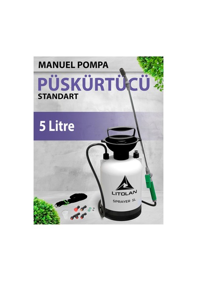 5 Lt Manuel Zirai Ilaçlama Pompası , Sulama, Püskürtücü El Pompası