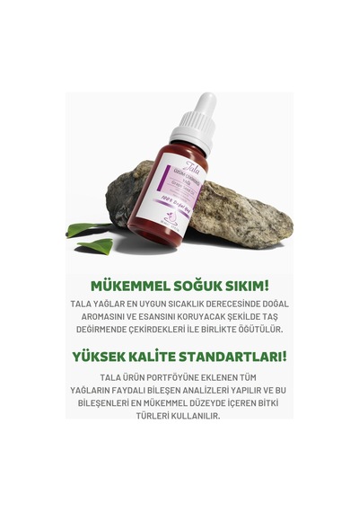 Tala Üzüm Çekirdeği Yağı %100 Saf Ve Doğal Soğuk Sıkım 20 ML