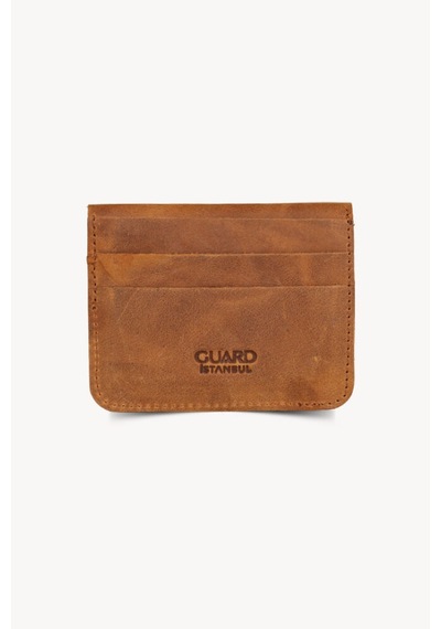 Guard Leather Guard Taba Crazy Patlı Kartlık Çok Renkli