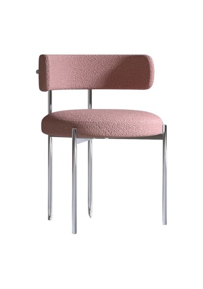 Teddy Sandalye, Krom Metal Pembe