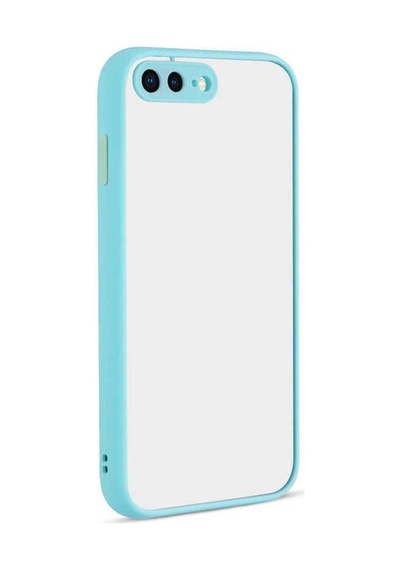 Apple Uyumlu iPhone 8 Plus Kılıf Zore Hux Kapak Turkuaz