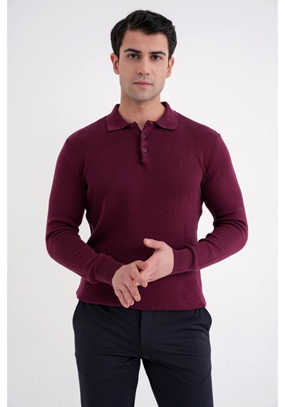 Tr 885 Triko Comfort Bordo Bordo