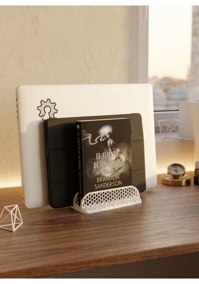 3'ü 1 Arada Laptop Tablet Kitap Standı Çok Amaçlı Katlanır Ergonomik Stand