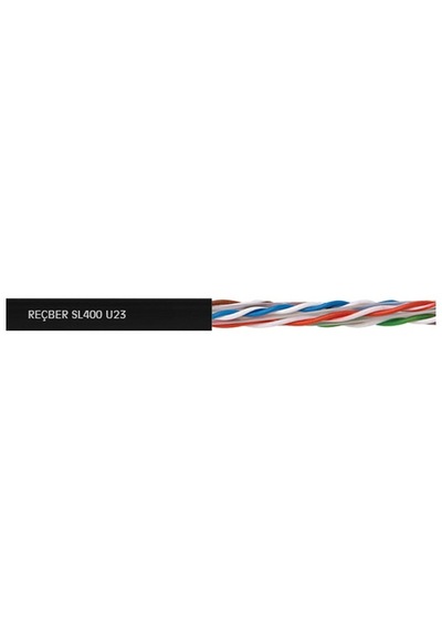Reçber Dış Ortam Cat6 Kablo - Sl400 U23 Polietilen Cat6 U/utp 4x2x23awg
